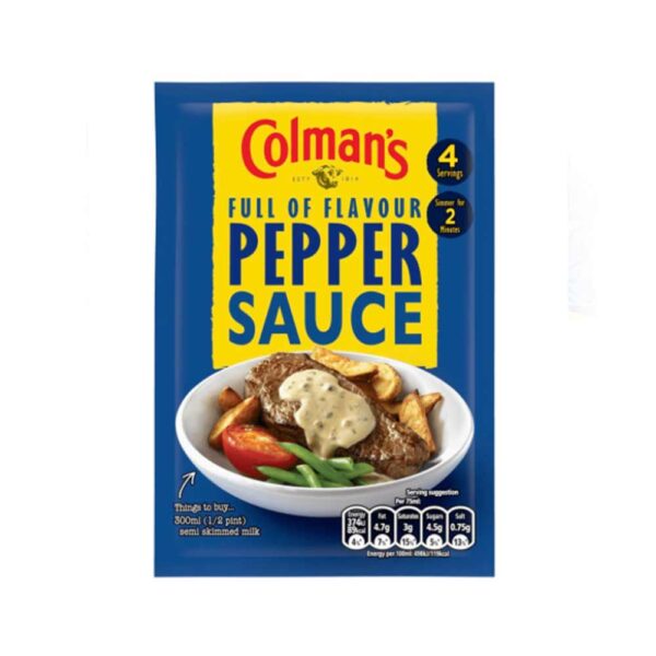 colmans-peppercorn-sauce-sachet-glasgow-butchers-david-cox-home-delivery